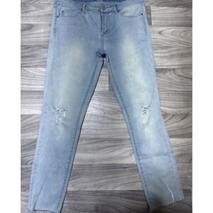 Articles of Society Harstad Distressed Skinny Jeans Light Wash  29 4014PL Trendy